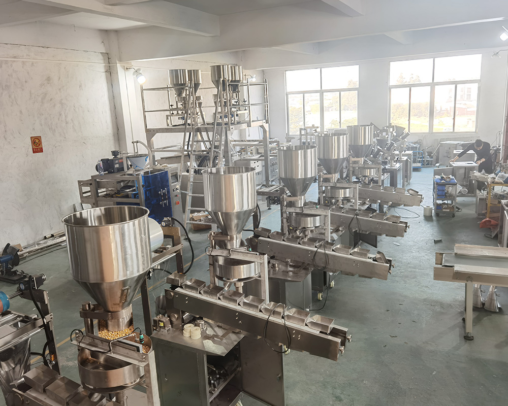 pouch filling and sealing machine