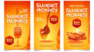 Small-volume honey for sachets or honey sticks